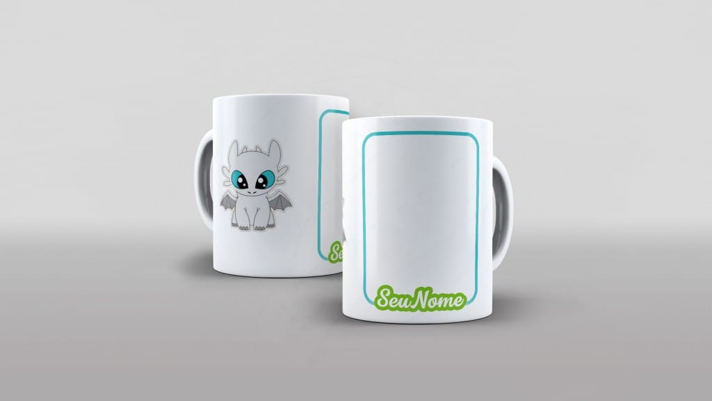 ARTE PARA CANECAS - COMO TREINAR SEU DRAGÃO 002-2151