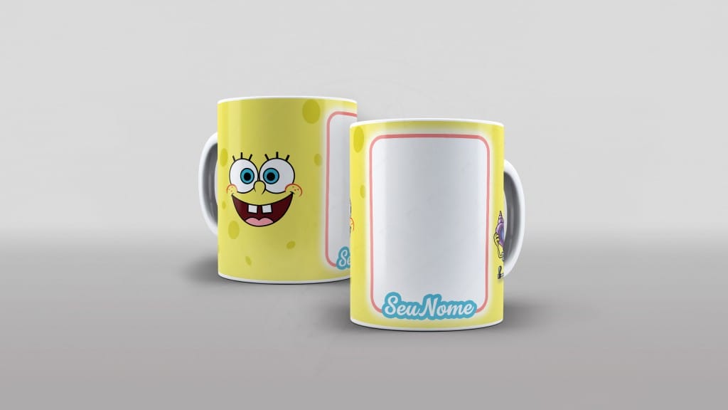 ARTE  PARA CANECAS - BOB ESPONJA 001-2153