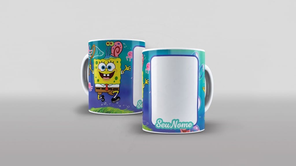 ARTE  PARA CANECAS - BOB ESPONJA 002-2154