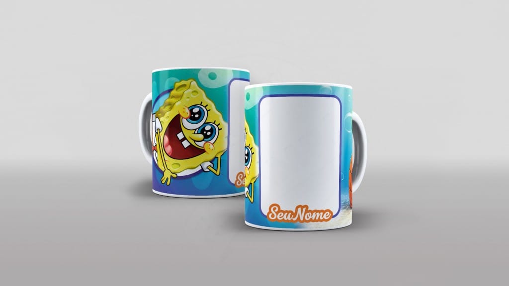 ARTE  PARA CANECAS - BOB ESPONJA 004-2156