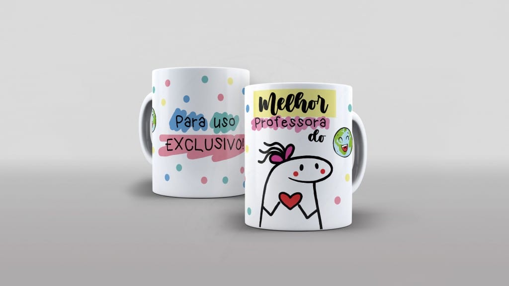 ARTE PARA CANECAS - PARA A MELHOR PROFESSORA DO MUNDO-2184