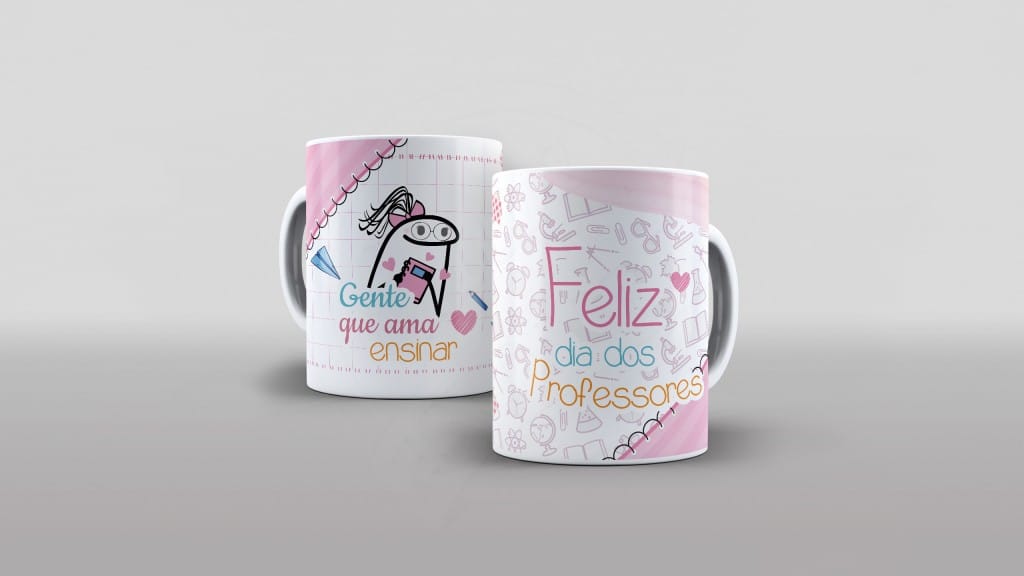ARTE PARA CANECAS - GENTE QUE AMA ENSINAR - FLORC-2186