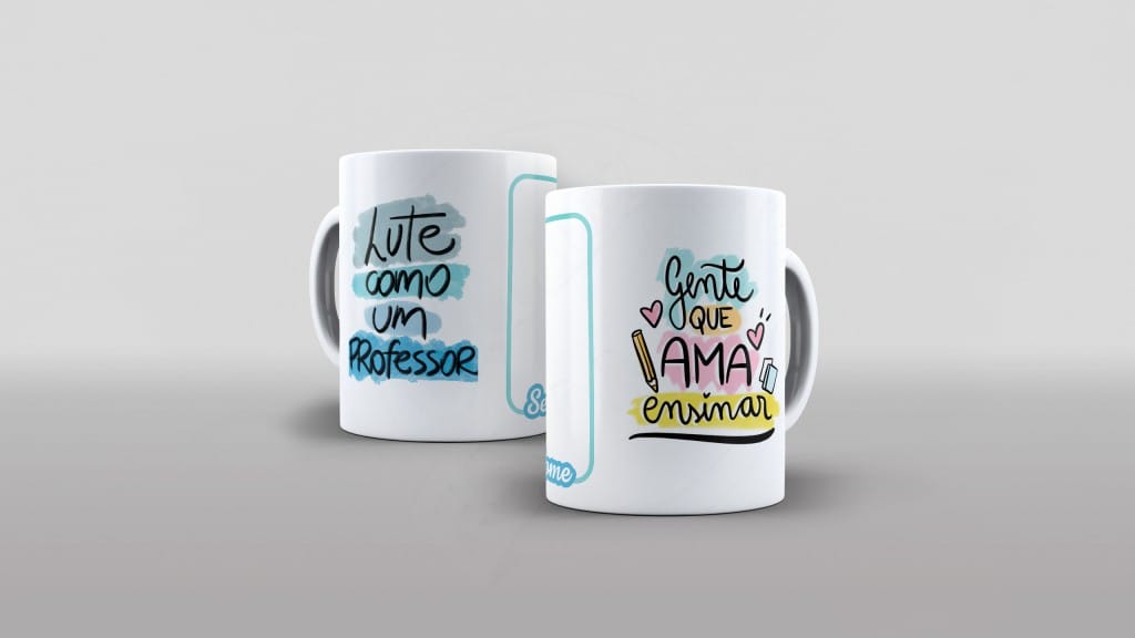 ARTE PARA CANECAS - LUTE COMO UM PROFESSOR-2201