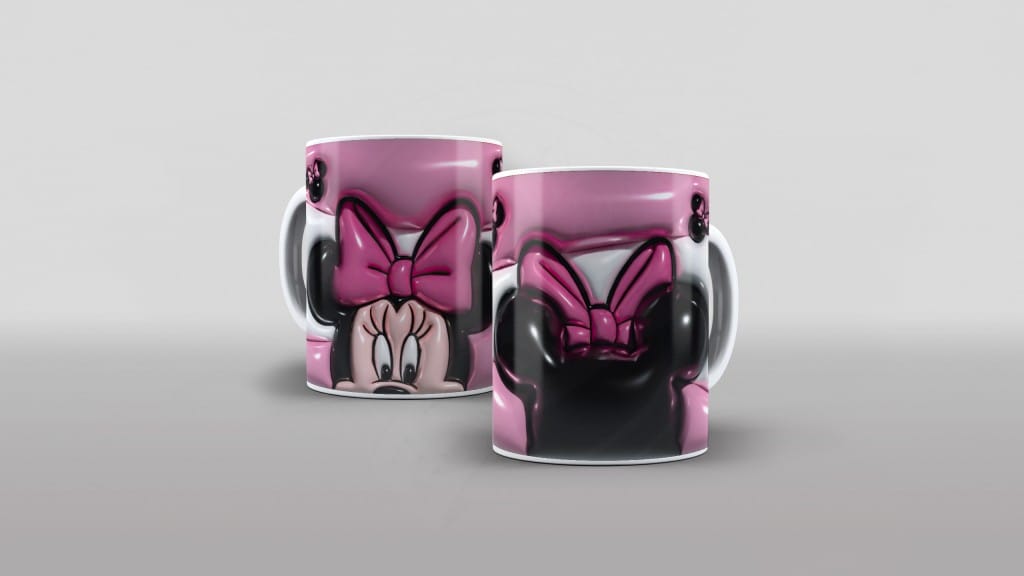 ARTE PARA CANECAS - MINNIE INFLADO 3D-2224