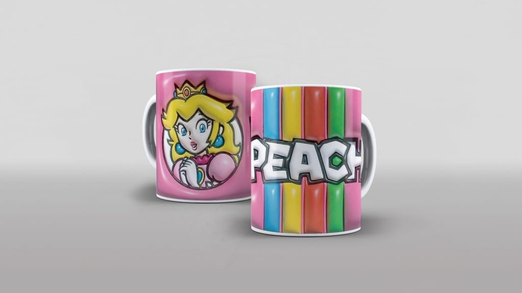 ARTE PARA CANECAS - PRINCESA 3D-2227