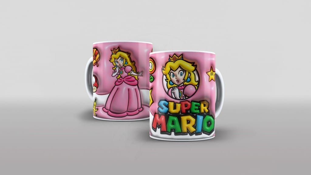 ARTE PARA CANECAS - PRINCESA 2 3D-2228