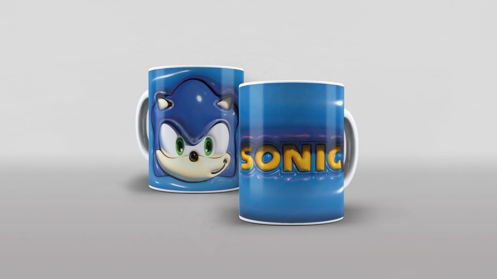 ARTE PARA CANECAS - SONIC INFLADO-2230