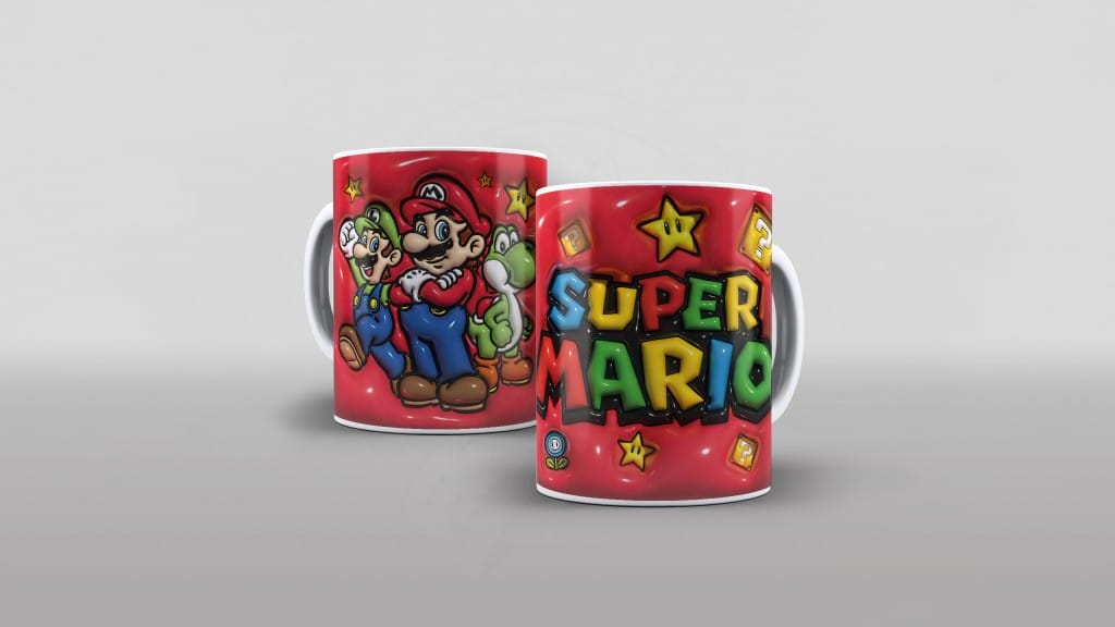 ARTE PARA CANECAS - SUPER MARIO 3D-2238