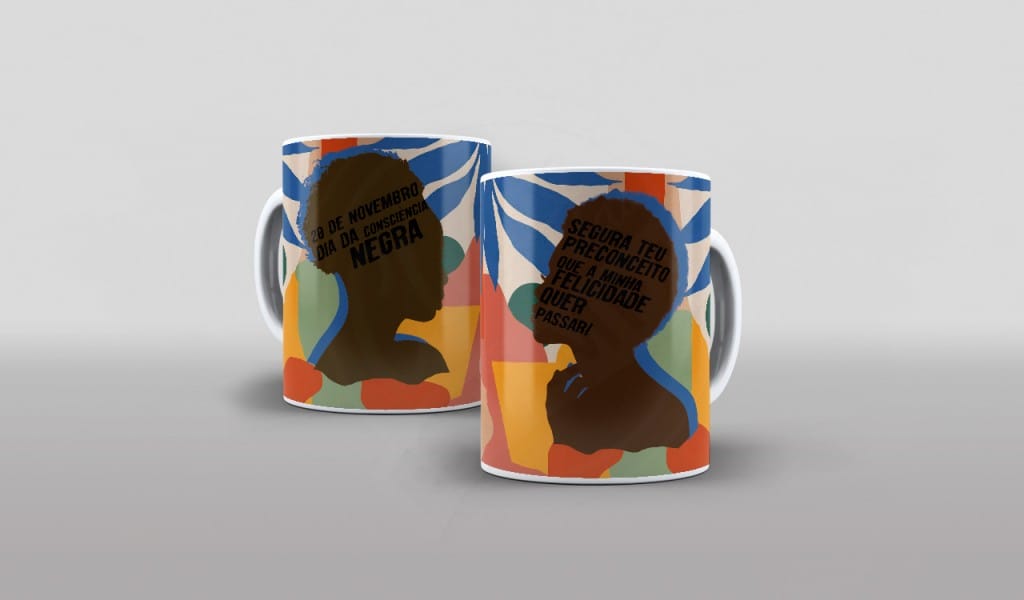 ARTE PARA CANECAS - CONSCIÊNCIA NEGRA 05-2300