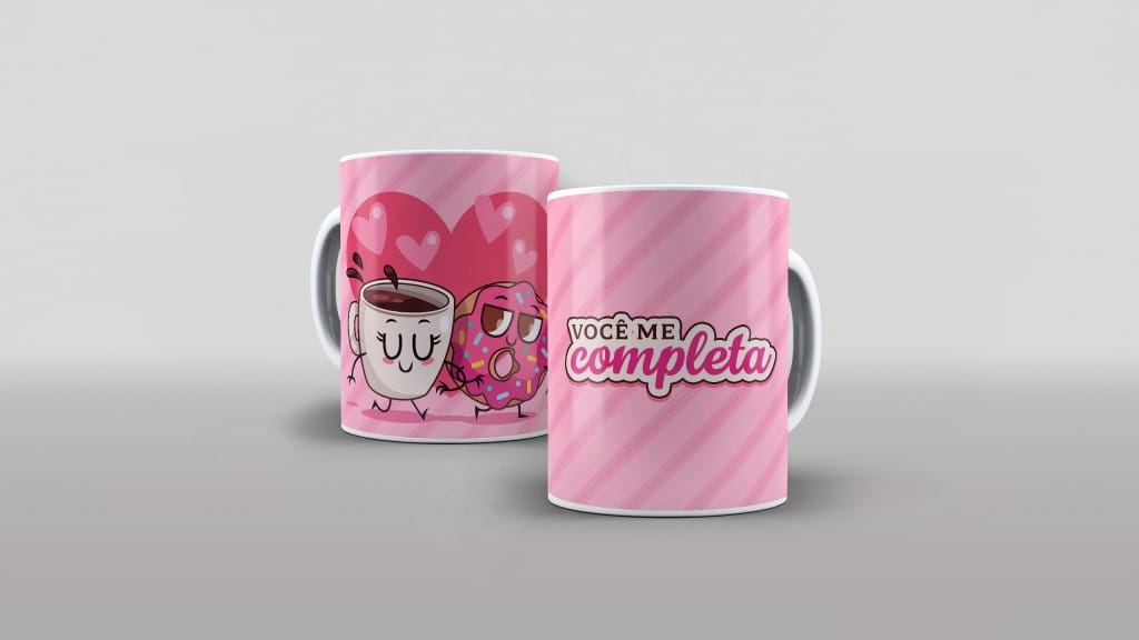 ARTE PARA CANECAS - VOCÊ ME COMPLETA-2321