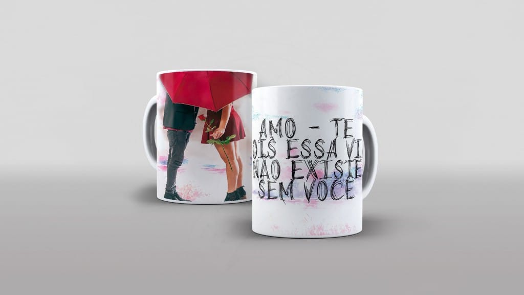 ARTE PARA CANECAS - POIS ESSA VIDA NÃO EXISTE SEM VOCÊ-2327