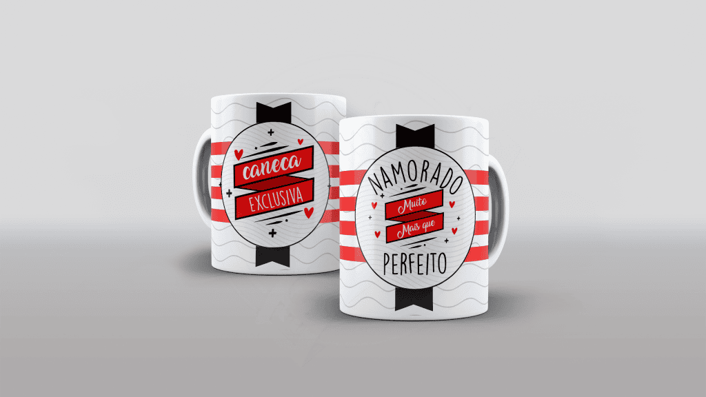 ARTE PARA CANECAS - NAMORADO MAIS QUE PERFEITO-2333