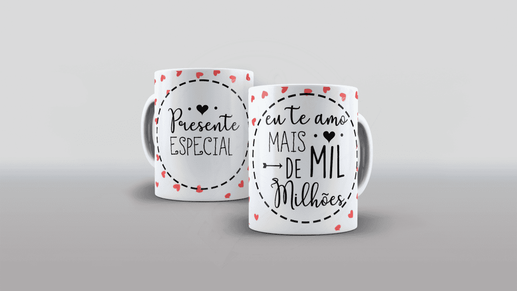 ARTE PARA CANECAS - EU TE AMO MAIS DE MIL MILHÕES-2342