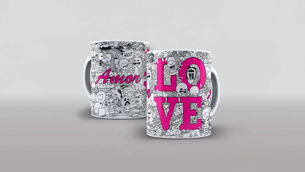 ARTE PARA CANECAS - AMOR - LOVE-2352