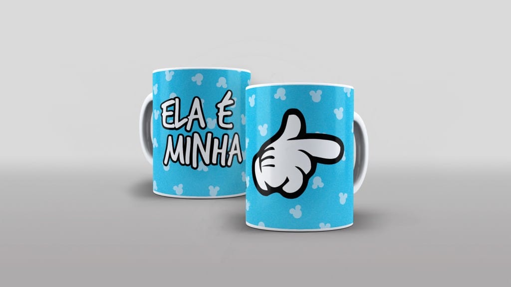 ARTE PARA CANECAS - ELA É MINHA-2380