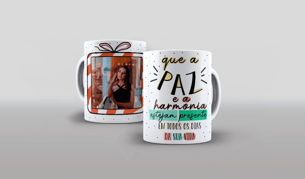 ARTE PARA CANECAS - QUE A PAZ E A HARMONIA-2396