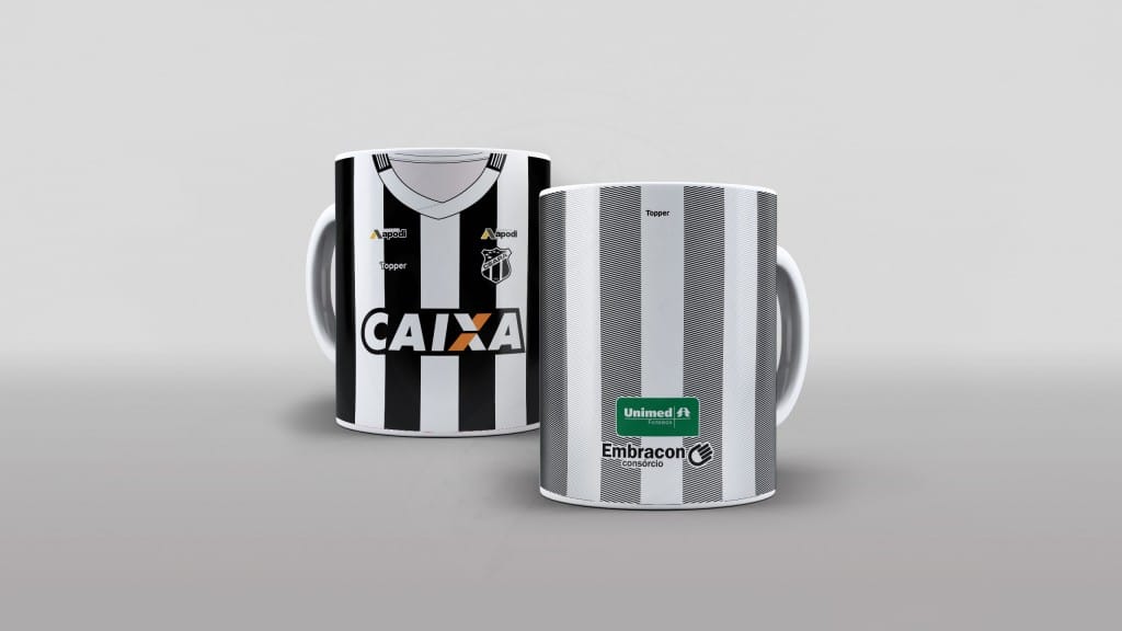 ARTE PARA CANECAS - CAMISA CEARÁ - TITULAR-2449