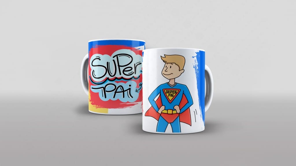 ARTE PARA CANECA SUPER PAI-2538