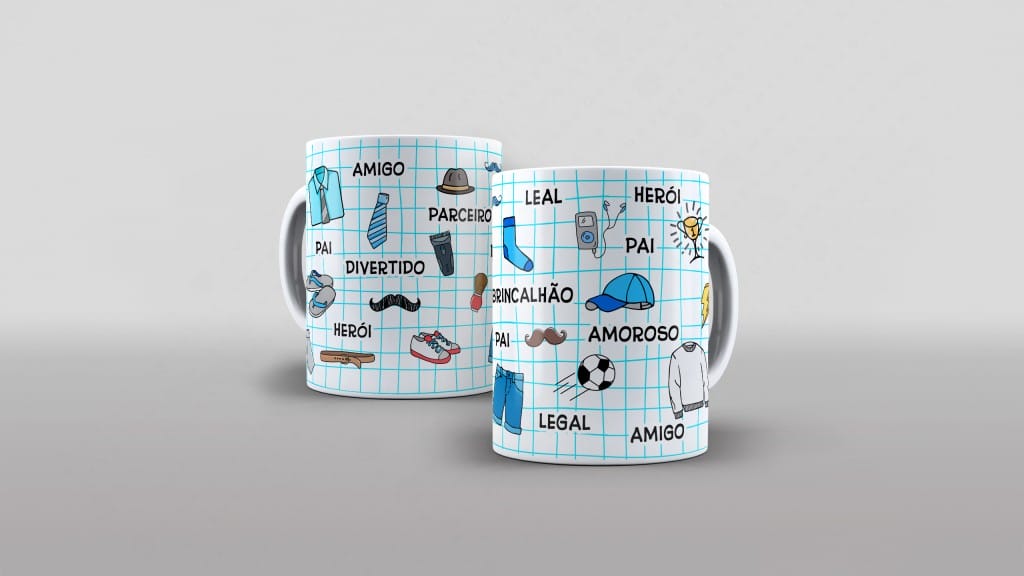 ARTE PARA CANECA PARCEIRO, BRINCALHÃO, AMIGO, DIVERTIDO, AMOROSO, LEGAL, HERÓI-2539