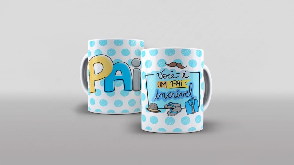 ARTE PARA CANECA PAI VOCÊ É UM PAI INCRÍVEL-2545