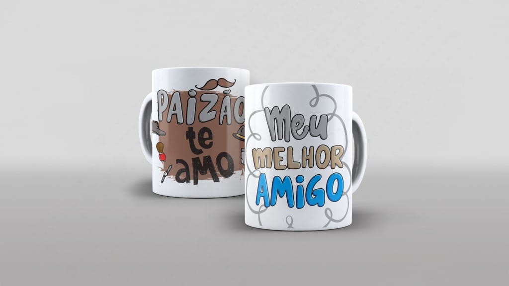 ARTE PARA CANECA PAIZÃO TE AMO - MEU MELHOR AMIGO-2549