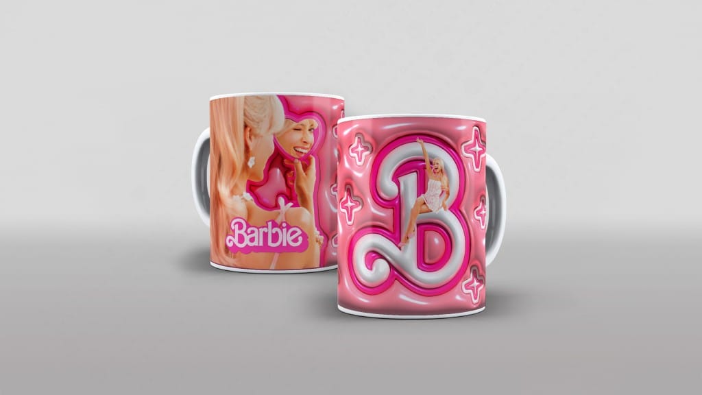 ARTE PARA CANECA BARBIE - ESTILO INFLADO-2568