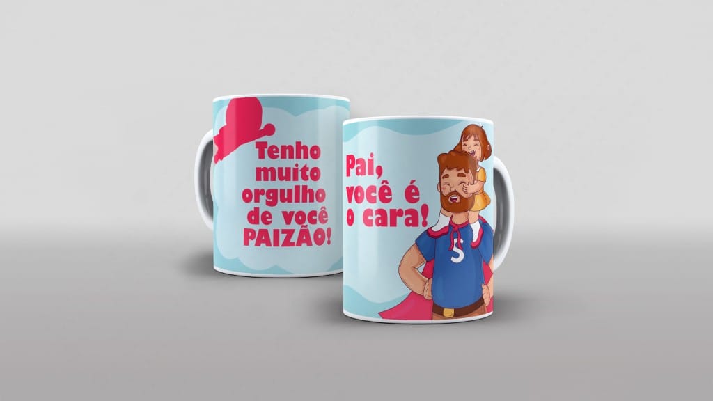 ARTE PARA CANECA PAI, VOCÊ É O CARA!-2612