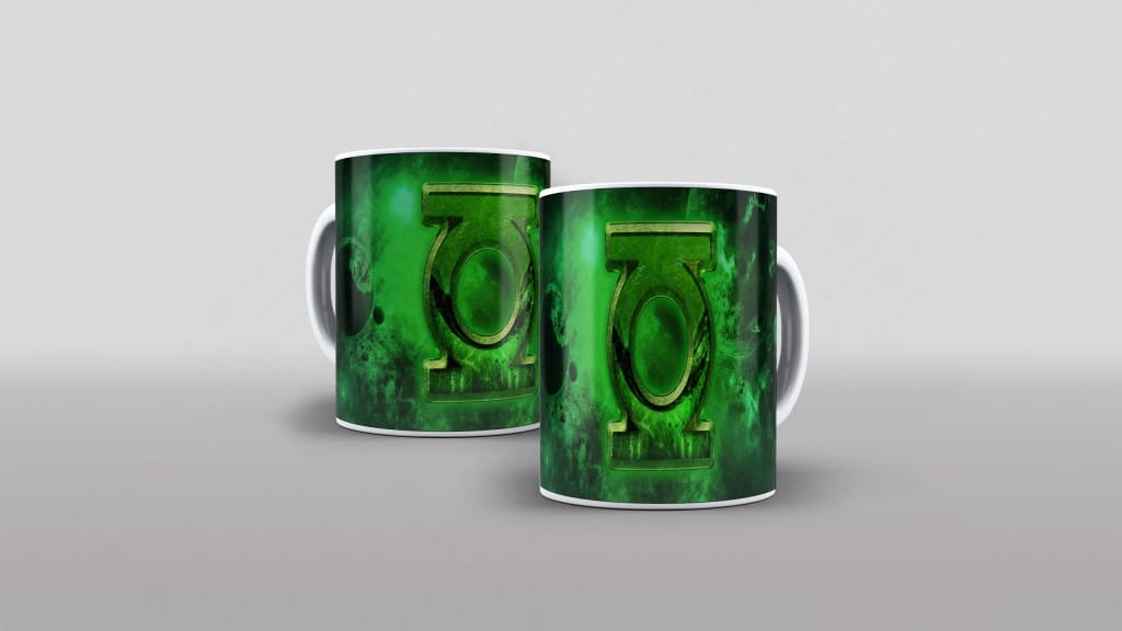 ARTE PARA CANECA LANTERNA VERDE-2629