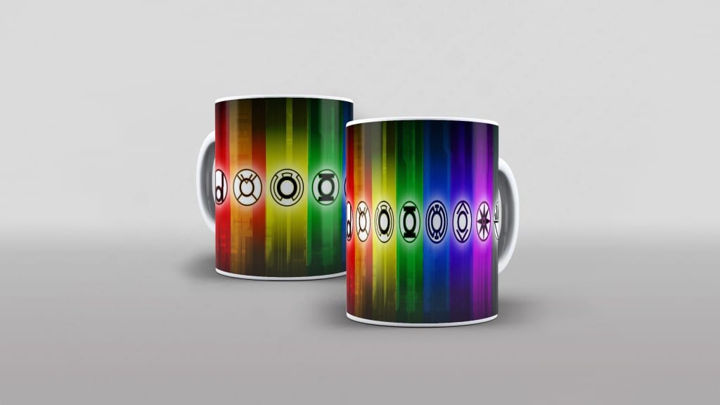 ARTE PARA CANECA LANTERNA VERDE-2632