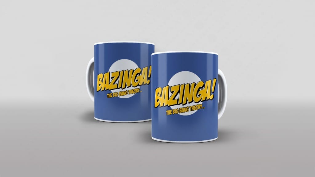 ARTE PARA CANECA THE BIG BANG THEORY - BAZINGA!-2664