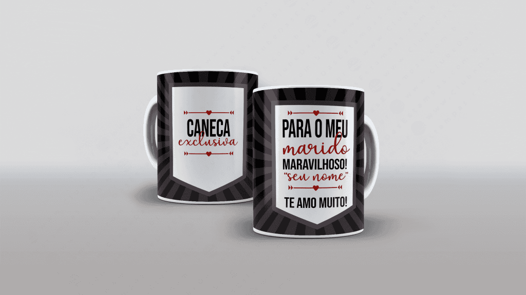 ARTE PARA CANECA - PARA O MEU MARIDO MARAVILHOSO-2692