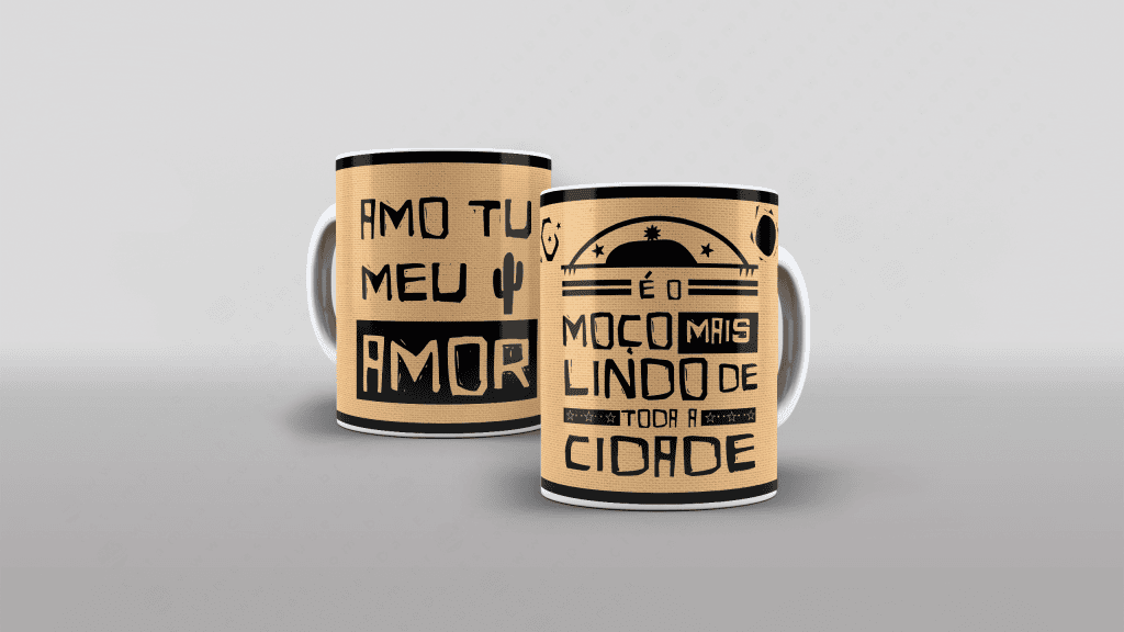 ARTE PARA CANECA - É O MOÇO MAIS BONITO DE TODA CIDADE-2714