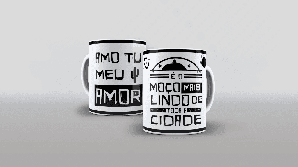 ARTE PARA CANECA - É O MOÇO MAIS BONITO DE TODA CIDADE-2715