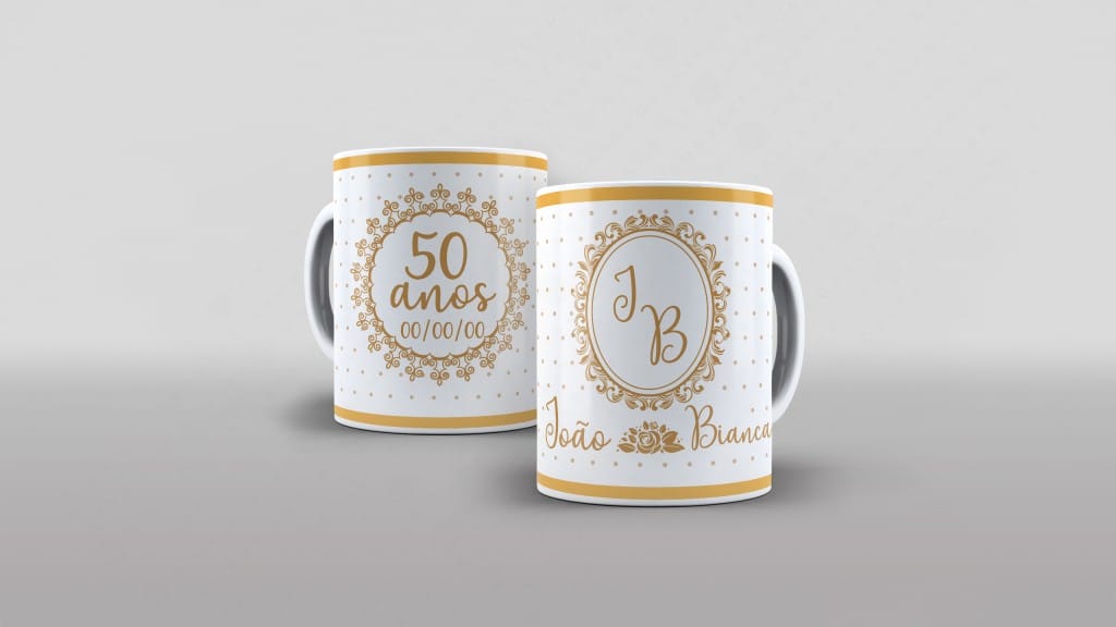 ARTE PARA CANECA - BODAS DE OURO-2721