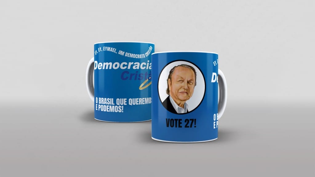 ARTE PARA CANECA - DEMOCRACIA CRISTÃ - EYMAEL-2744