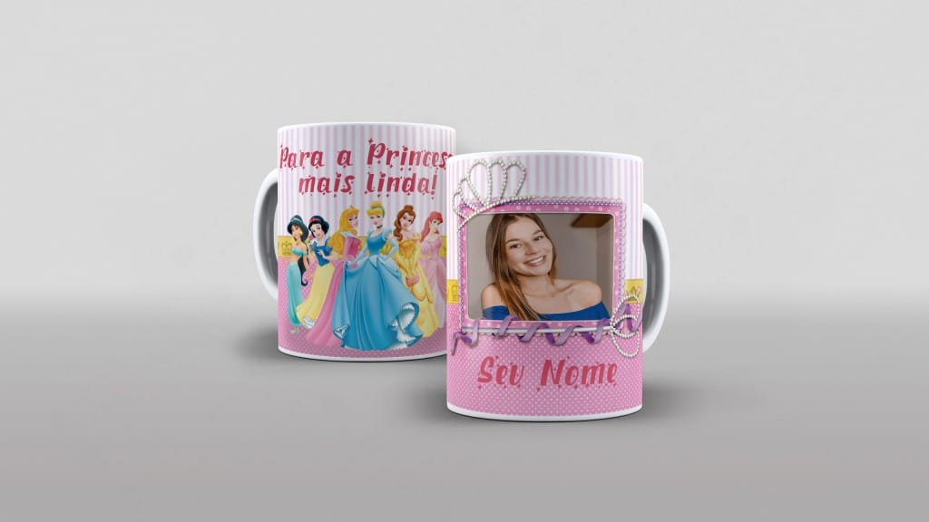 ARTE PARA CANECA - MOLDURA PRINCESAS-2761