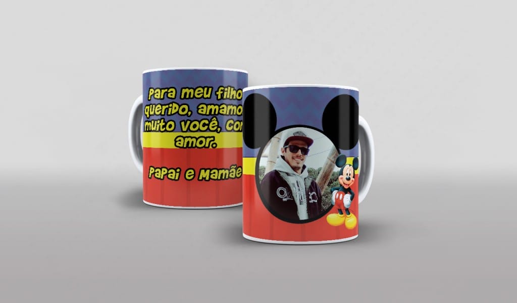 ARTE PARA CANECA - MICKEY MOLDURA-2762