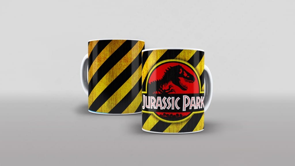 ARTE PARA CANECA - JURASSIC WORLD - DOMÍNIO-2845