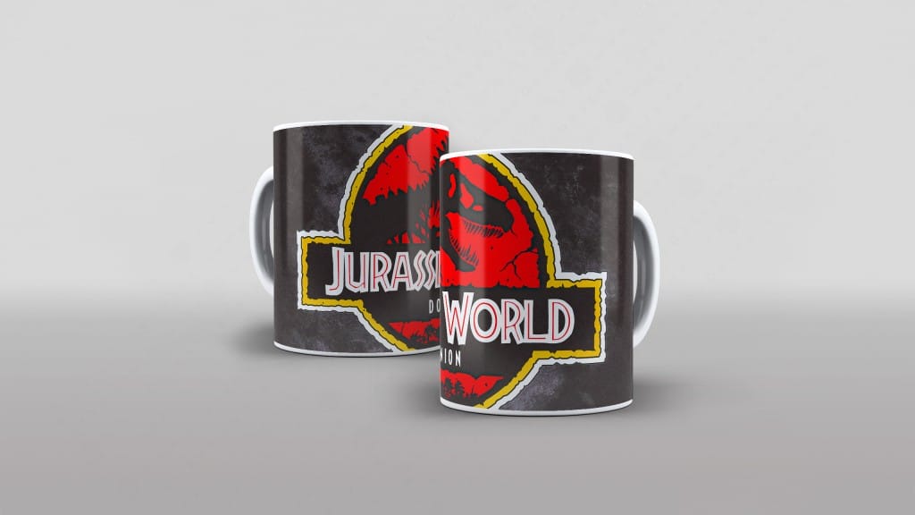 ARTE PARA CANECA - JURASSIC WORLD - DOMÍNIO-2849