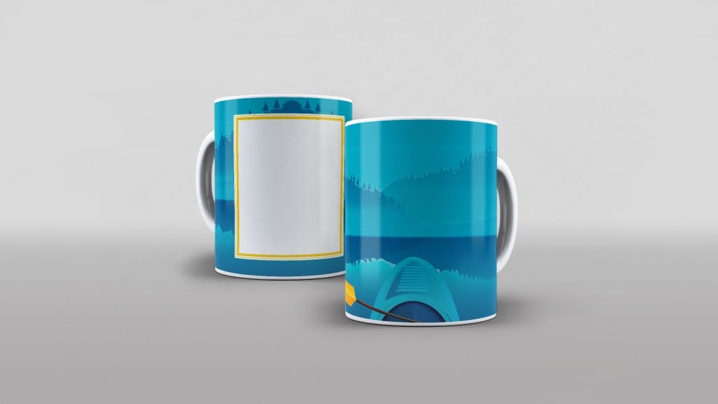 ARTE PARA CANECA CANOAGEM CAIAQUE-2927