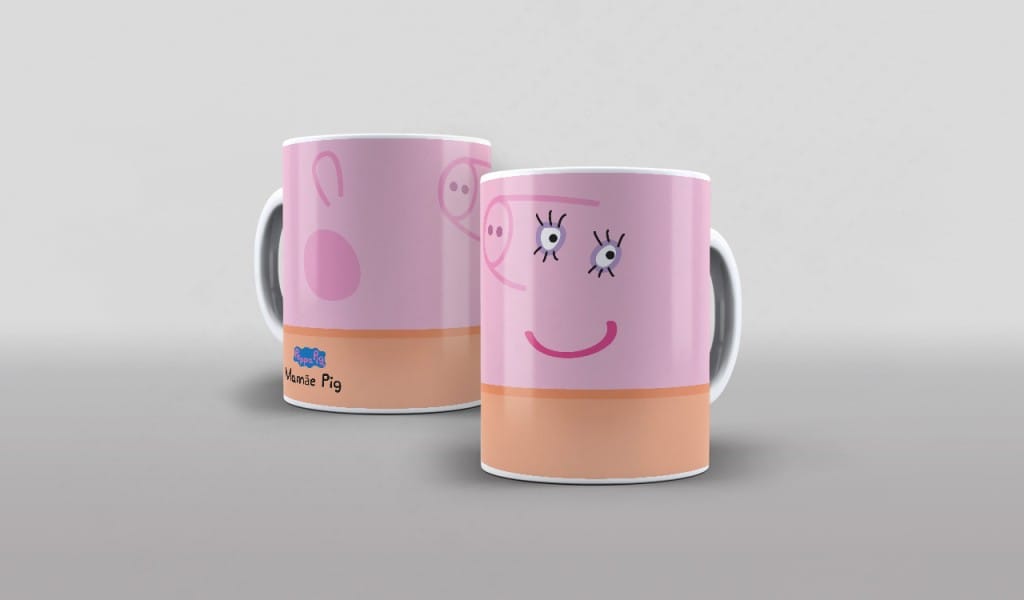 ARTE PARA CANECA - MAMÃE PIG-3003