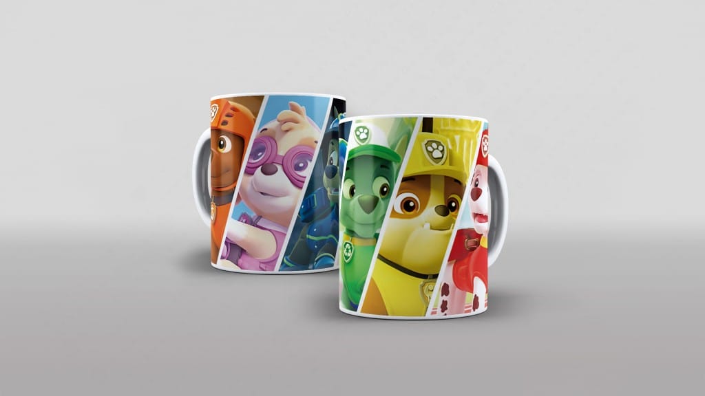 ARTE PARA CANECA PATRULHA CANINA - PAW PATROL-3007