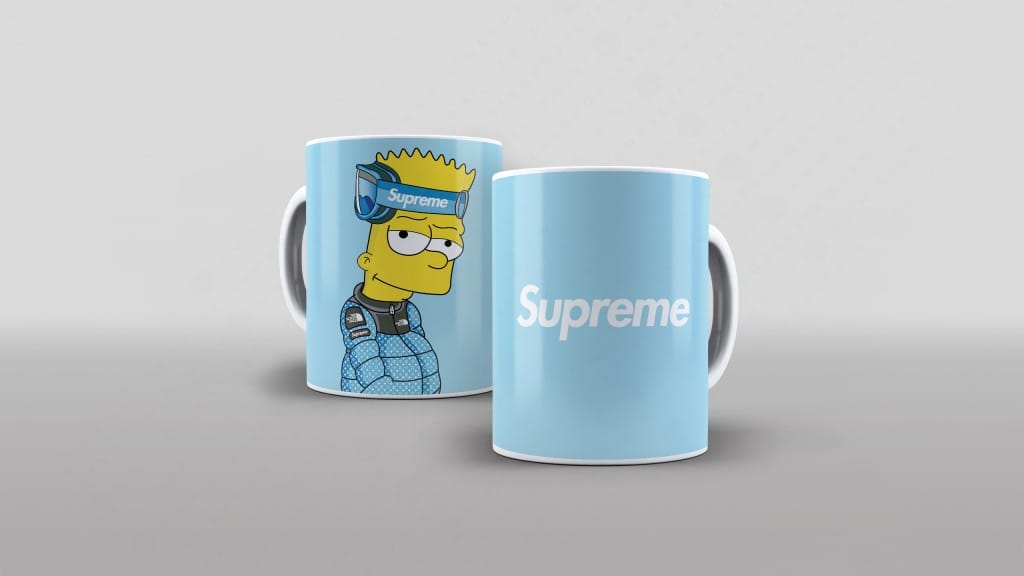 ARTE PARA CANECA OS SIMPSONS - BART SUPREME-3008