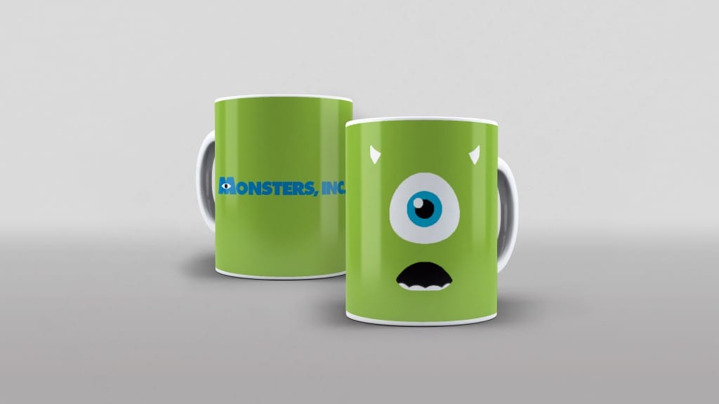 ARTE PARA CANECA - MONSTROS S A-3048
