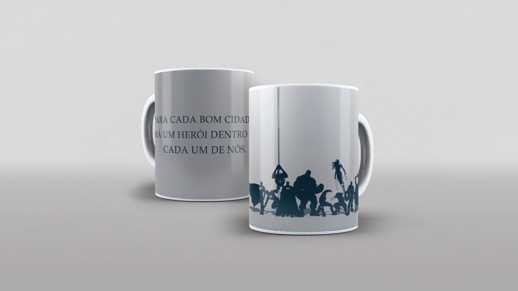 ARTE PARA CANECA - HERÓI-3059