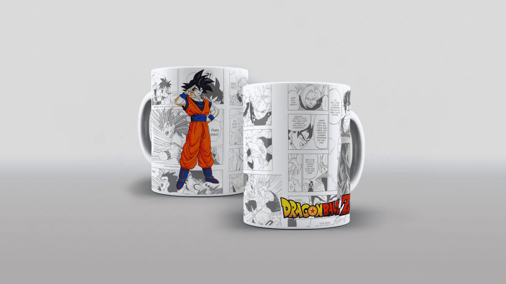 ARTE PARA CANECA - GOKU-3144