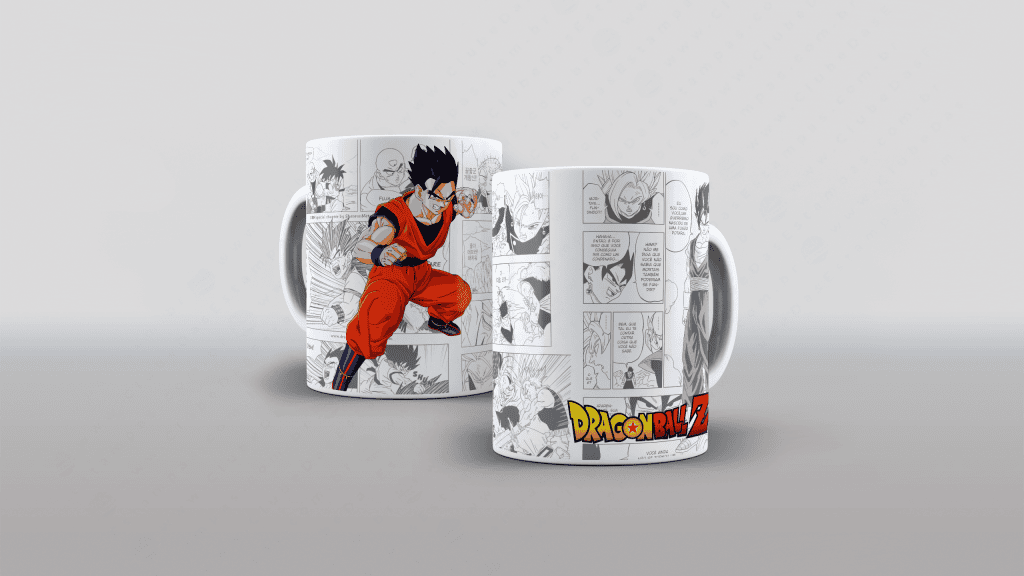 ARTE PARA CANECA - DRAGON BALL-3145