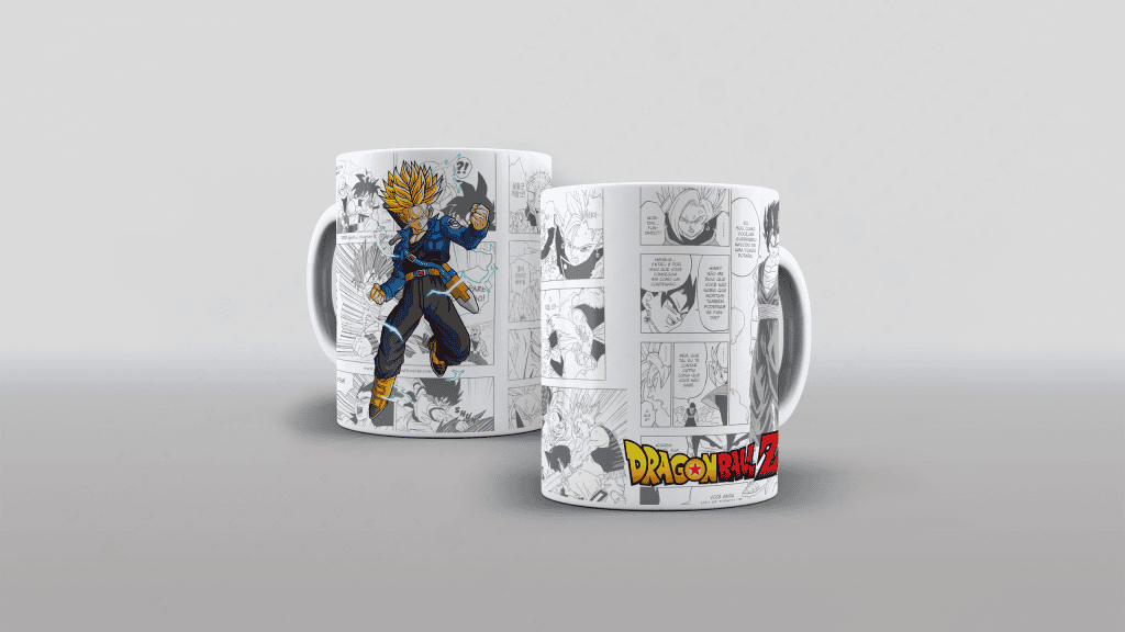 ARTE PARA CANECA - DRAGON BALL-3146