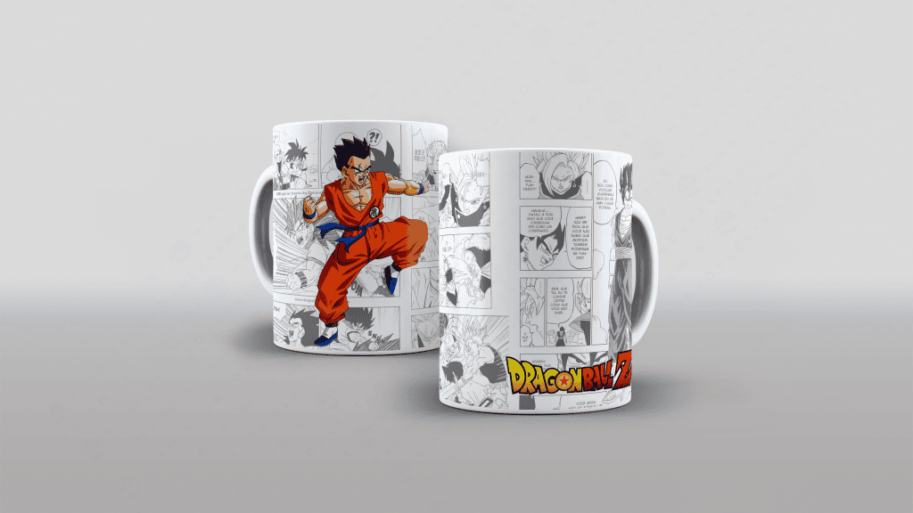 ARTE PARA CANECA - DRAGON BALL-3159