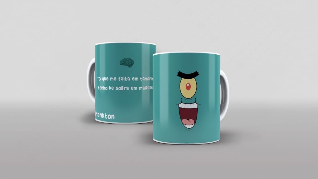 ARTE PARA CANECA - PLANKTON-3174